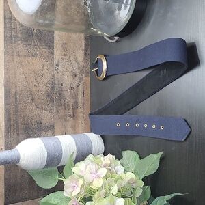 Navy blue belt